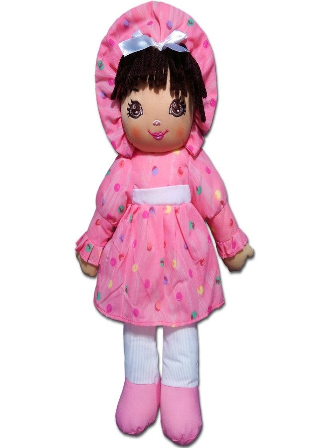 Anico 15" Sweetie Mine Rag Doll - Hispanic in Pink Dress | Sweeties Collection Kids’ Doll for Girls - Image 1